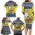 Niue The Rock Christmas Family Matching Long Sleeve Bodycon Dress and Hawaiian Shirt Niuean Crab Monuina E Kilisimasi