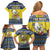 Niue The Rock Christmas Family Matching Off Shoulder Short Dress and Hawaiian Shirt Niuean Crab Monuina E Kilisimasi