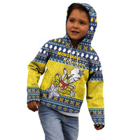 Niue The Rock Christmas Kid Hoodie Niuean Crab Monuina E Kilisimasi LT05 - Polynesian Pride
