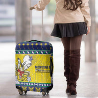 Niue The Rock Christmas Luggage Cover Niuean Crab Monuina E Kilisimasi LT05 - Polynesian Pride