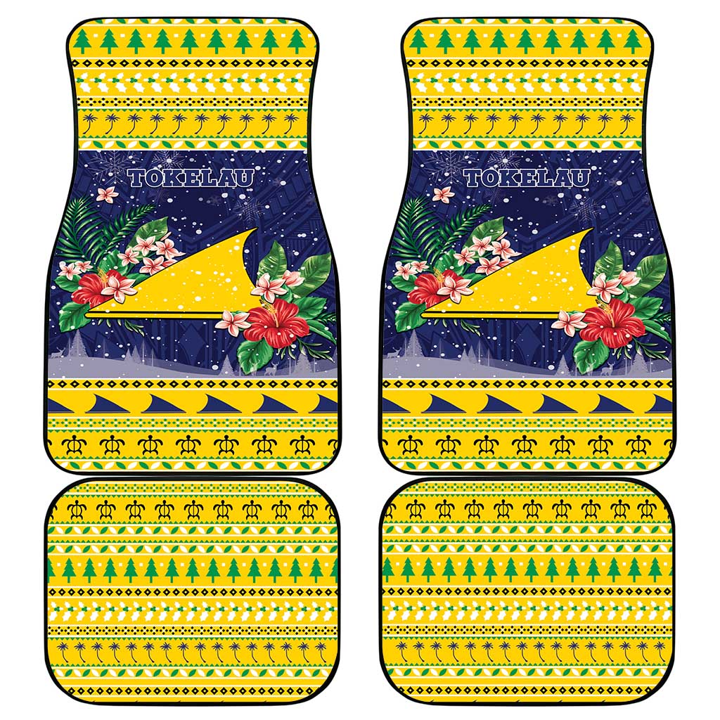 Tokelau Christmas Car Mats Tokelauan Badge Manuia Te Kilihimahi LT05 - Polynesian Pride