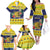 Tokelau Christmas Family Matching Off The Shoulder Long Sleeve Dress and Hawaiian Shirt Tokelauan Badge Manuia Te Kilihimahi