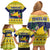 Tokelau Christmas Family Matching Off Shoulder Short Dress and Hawaiian Shirt Tokelauan Badge Manuia Te Kilihimahi