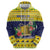 Tokelau Christmas Hoodie Tokelauan Badge Manuia Te Kilihimahi