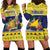 Tokelau Christmas Hoodie Dress Tokelauan Badge Manuia Te Kilihimahi