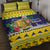 Tokelau Christmas Quilt Bed Set Tokelauan Badge Manuia Te Kilihimahi