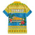 Tuvalu Christmas Family Matching Tank Maxi Dress and Hawaiian Shirt Coat Of Arms Manuia Te Kilisimasi