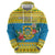 Tuvalu Christmas Hoodie Coat Of Arms Manuia Te Kilisimasi