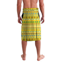 Tuvalu Christmas Lavalava Coat Of Arms Manuia Te Kilisimasi LT05 - Polynesian Pride