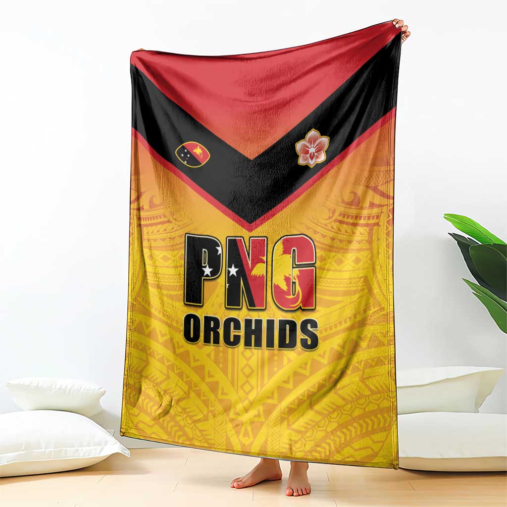 Papua New Guinea Rugby Blanket Go Orchids Pacific Champions LT05 - Polynesian Pride
