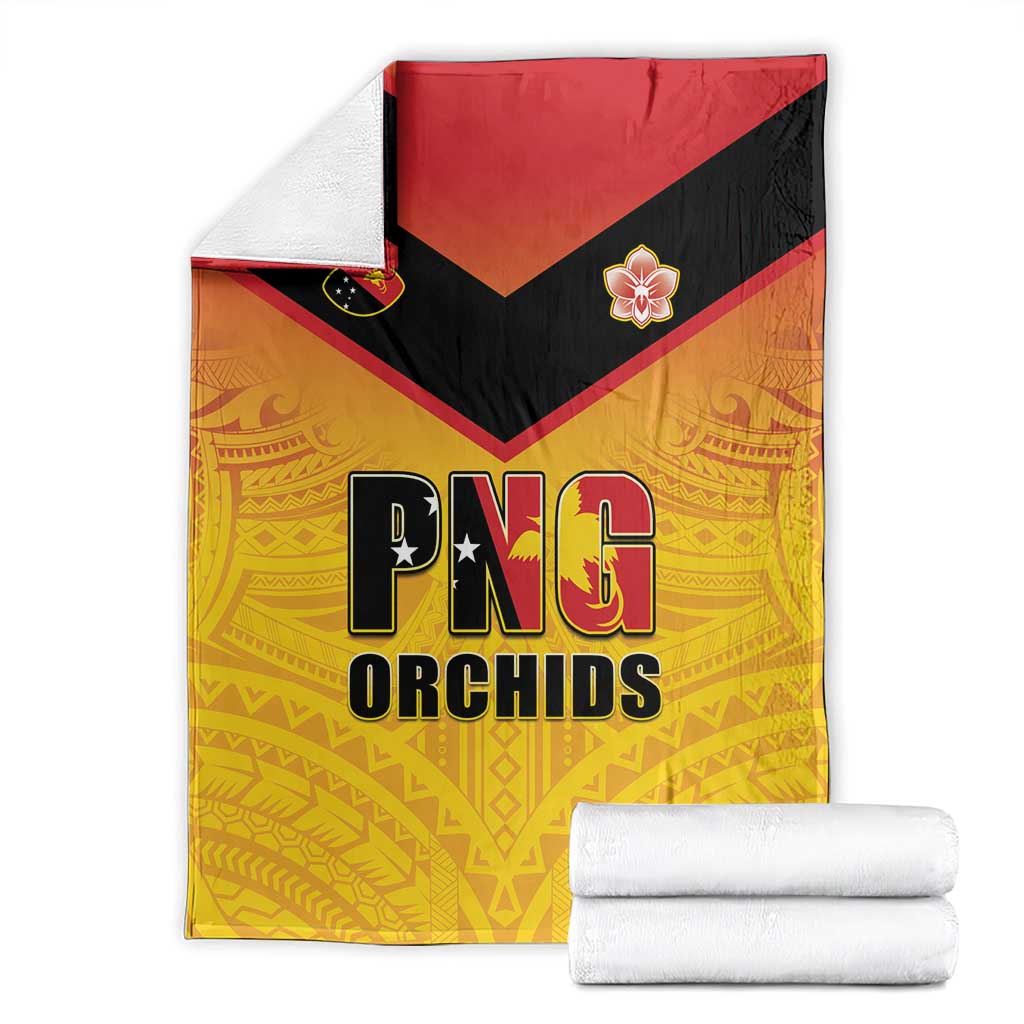 Papua New Guinea Rugby Blanket Go Orchids Pacific Champions LT05 - Polynesian Pride