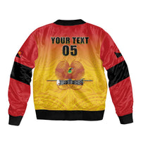 Papua New Guinea Rugby Custom Bomber Jacket Go Orchids Pacific Champions LT05 - Polynesian Pride
