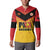 Papua New Guinea Rugby Custom Button Sweatshirt Go Orchids Pacific Champions