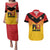 Papua New Guinea Rugby Custom Couples Matching Puletasi and Hawaiian Shirt Go Orchids Pacific Champions