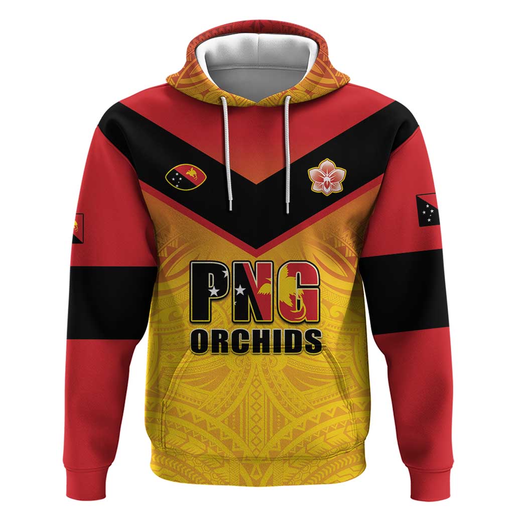 Papua New Guinea Rugby Custom Hoodie Go Orchids Pacific Champions