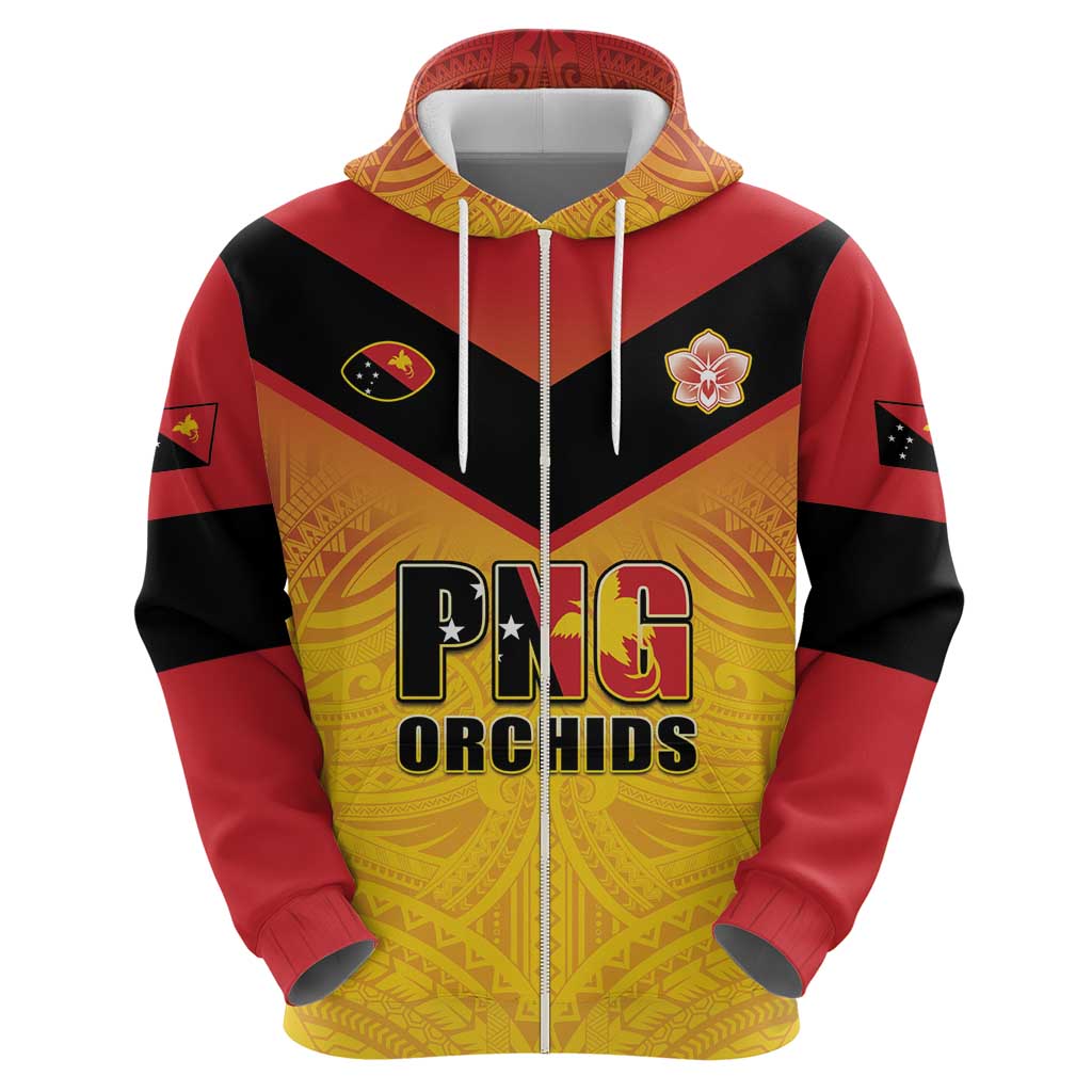 Papua New Guinea Rugby Custom Hoodie Go Orchids Pacific Champions LT05 - Polynesian Pride