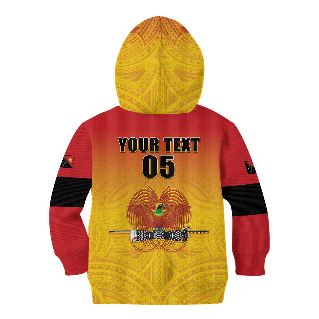 Papua New Guinea Rugby Custom Kid Hoodie Go Orchids Pacific Champions LT05 - Polynesian Pride
