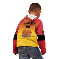 Papua New Guinea Rugby Custom Kid Hoodie Go Orchids Pacific Champions LT05 - Polynesian Pride