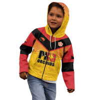 Papua New Guinea Rugby Custom Kid Hoodie Go Orchids Pacific Champions LT05 - Polynesian Pride