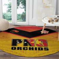 Papua New Guinea Rugby Round Carpet Go Orchids Pacific Champions LT05 - Polynesian Pride