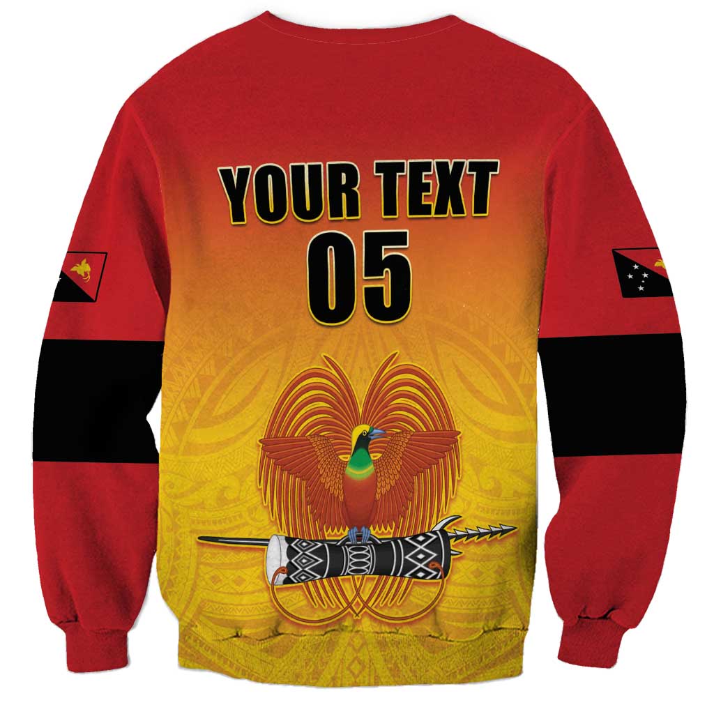 Papua New Guinea Rugby Custom Sweatshirt Go Orchids Pacific Champions LT05 - Polynesian Pride