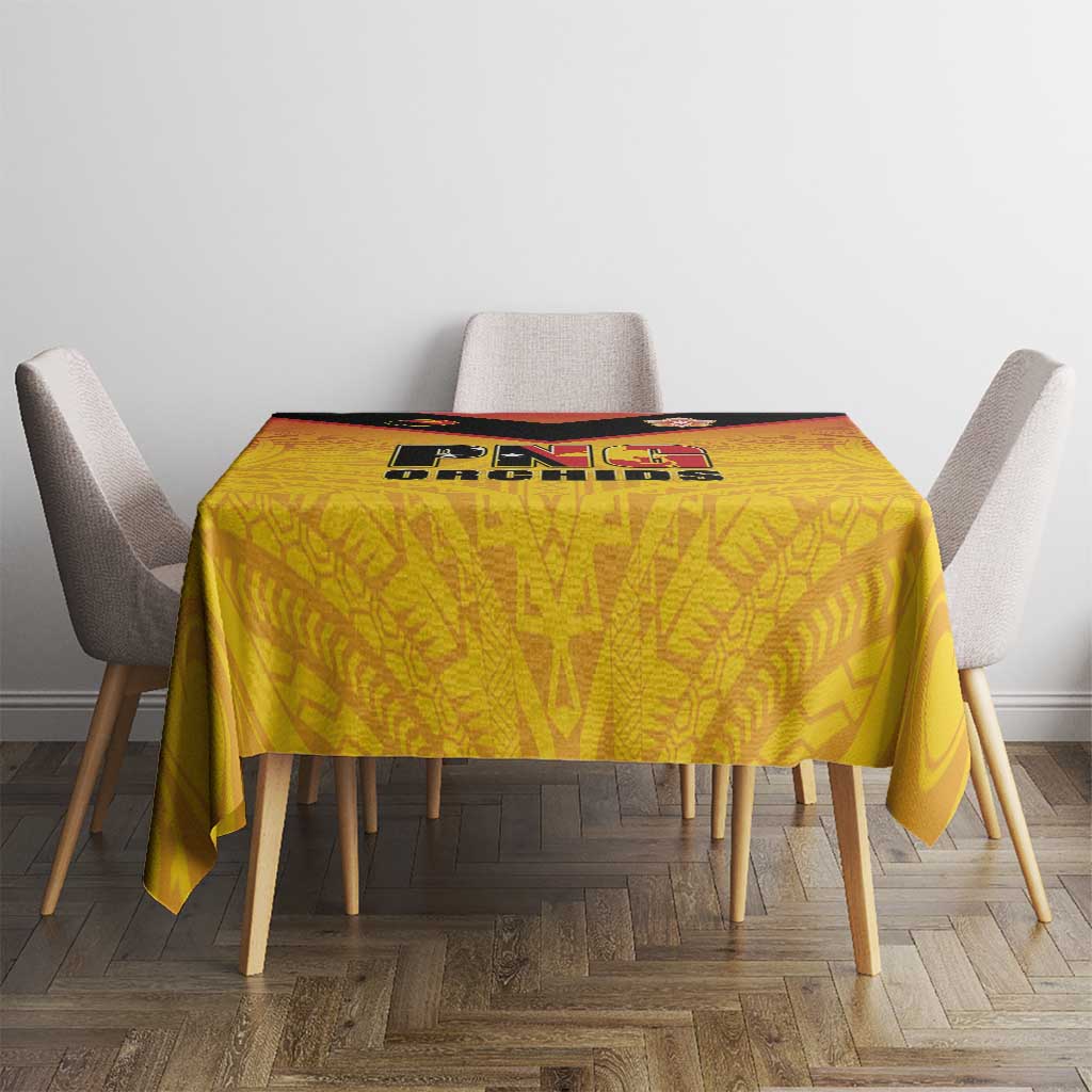 Papua New Guinea Rugby Tablecloth Go Orchids Pacific Champions LT05 - Polynesian Pride