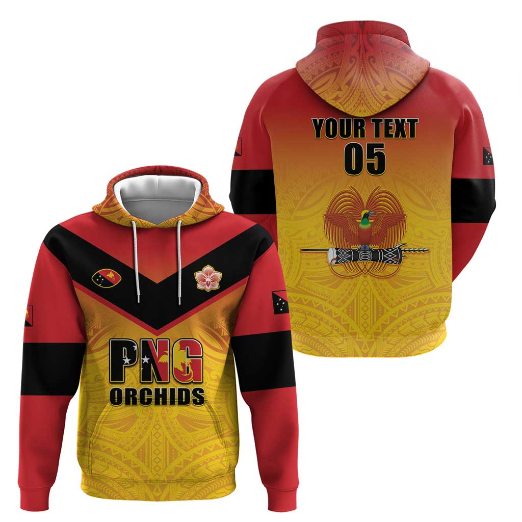 Papua New Guinea Rugby Custom Zip Hoodie Go Orchids Pacific Champions LT05 - Polynesian Pride