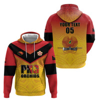 Papua New Guinea Rugby Custom Zip Hoodie Go Orchids Pacific Champions LT05 - Polynesian Pride