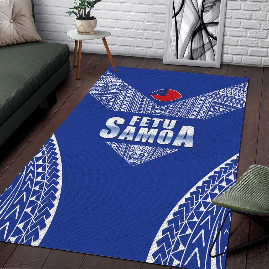 Fetu Samoa Rugby Area Rug Go Champions