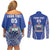 Fetu Samoa Rugby Custom Couples Matching Off Shoulder Short Dress and Long Sleeve Button Shirt Go Champions