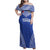 Fetu Samoa Rugby Custom Family Matching Off Shoulder Maxi Dress and Hawaiian Shirt Go Champions