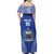 Fetu Samoa Rugby Custom Family Matching Off Shoulder Maxi Dress and Hawaiian Shirt Go Champions