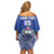 Fetu Samoa Rugby Custom Family Matching Off Shoulder Short Dress and Hawaiian Shirt Go Champions