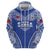 Fetu Samoa Rugby Custom Zip Hoodie Go Champions