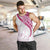 Rose Pink Polynesian Tribal Turtle Floral Pattern Men Tank Top