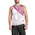 Rose Pink Polynesian Tribal Turtle Floral Pattern Men Tank Top