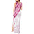 Rose Pink Polynesian Tribal Turtle Floral Pattern Tank Maxi Dress