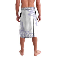 Purple Polynesian Tribal Turtle Floral Pattern Lavalava LT05 - Polynesian Pride
