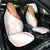 Orange Polynesian Tribal Turtle Floral Pattern Car Seat Cover