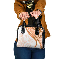 Orange Polynesian Tribal Turtle Floral Pattern Shoulder Handbag LT05 One Size Orange - Polynesian Pride