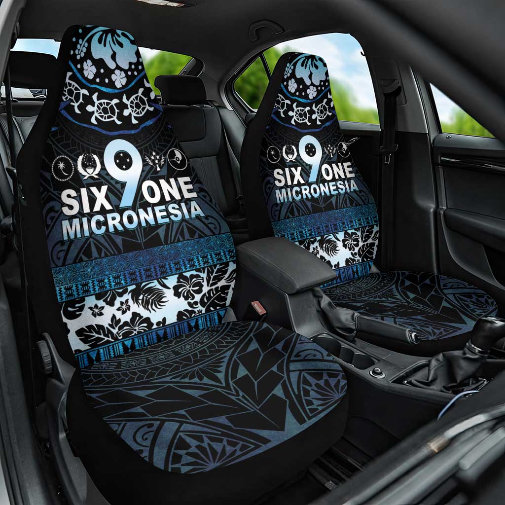 Micronesia FSM 691 Car Seat Cover Respect Culture LT05 One Size Blue - Polynesian Pride