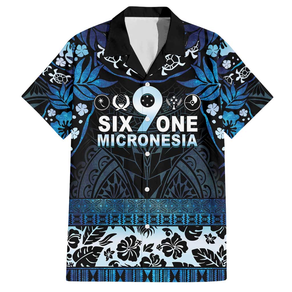 Micronesia FSM 691 Hawaiian Shirt Respect Culture LT05 Blue - Polynesian Pride