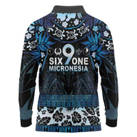 Micronesia FSM 691 Long Sleeve Polo Shirt Respect Culture LT05 - Polynesian Pride