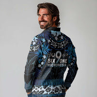 Micronesia FSM 691 Long Sleeve Polo Shirt Respect Culture LT05 - Polynesian Pride