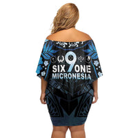 Micronesia FSM 691 Off Shoulder Short Dress Respect Culture LT05 - Polynesian Pride
