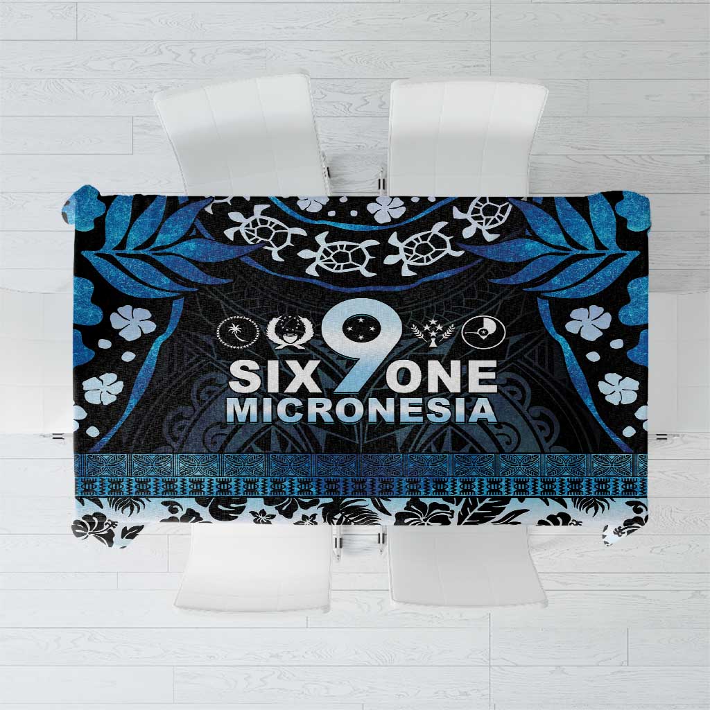 Micronesia FSM 691 Tablecloth Respect Culture LT05 Blue - Polynesian Pride