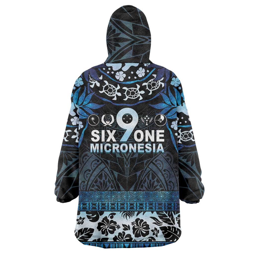Micronesia FSM 691 Wearable Blanket Hoodie Respect Culture LT05 - Polynesian Pride