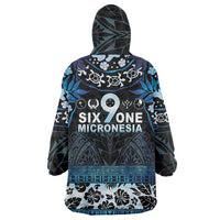 Micronesia FSM 691 Wearable Blanket Hoodie Respect Culture LT05 - Polynesian Pride