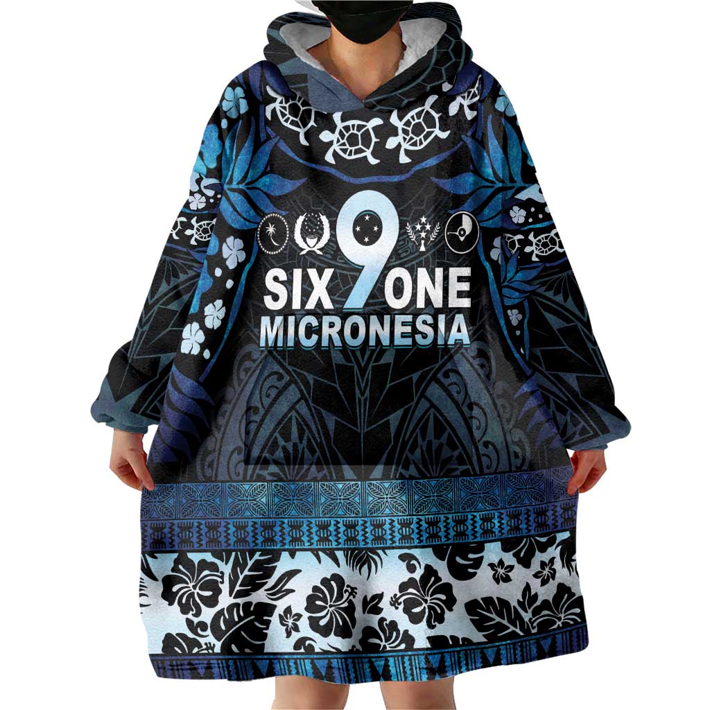 Micronesia FSM 691 Wearable Blanket Hoodie Respect Culture LT05 - Polynesian Pride