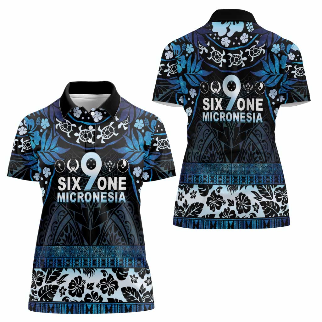 Micronesia FSM 691 Women Polo Shirt Respect Culture LT05 - Polynesian Pride